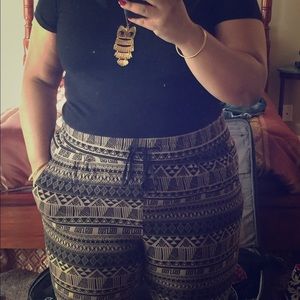 Tribal Print Harem Pants
